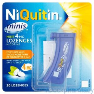 NIQUITIN MINIS MINT 4.0MG LOZENGES, 20