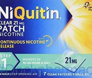 NIQUITIN CLR PATCH STEP 1 21MG, 7