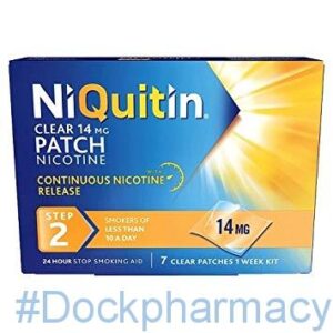 NIQUITIN CLR PATCH STEP 2 14MG, 7