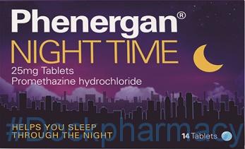 phenergan night time tablets