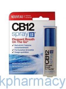 CB12 Oral Spray Mint 15Ml Alcohol Free