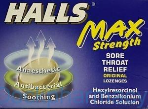 Halls Max Strength Original Lozenges,