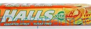 Halls Mentholyptus Citrus Sugar Free, 45g