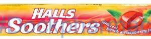Halls Soothers Peach And Raspberry, 45g
