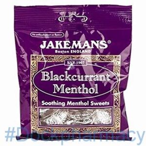 Jakemans Blackcurrant Menthol, 100g