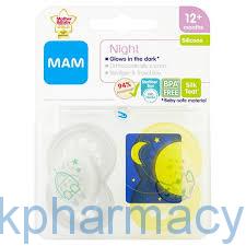 Mam Night Soother 12+ Month, 2 Soothers