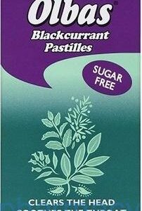 Olbas Sugarfree Blackcurrant Pastilles, 40g