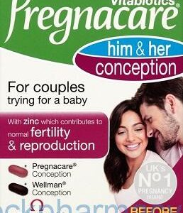 Pregnacare Him & Hers, 60 Tablets [Vitabiotics]