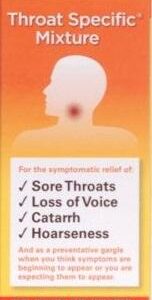 Sandersons Throat Specific Mixture, 100ml