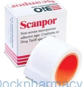 Scanpor Microporous Adhesive, 1.25cm x 5m Tape