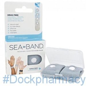 Sea-Band Wrist Band For Adults, 2 Bands