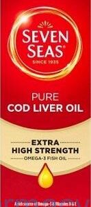 Seven Seas Cod Liver Oil Liquid, 300ml
