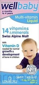 Wellbaby Multi-Vitamin Liquid, 150ml [Vitabiotics]