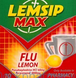 Lemsip Max Strength Lemon, 10 Sachets
