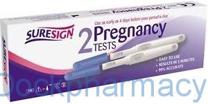 Suresign Ultra Early Pregnancy Test Kit, Twin Pack