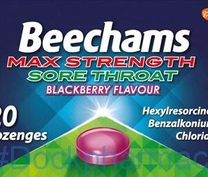 Beechams Max Strength, 20 Lozengers Blackberry