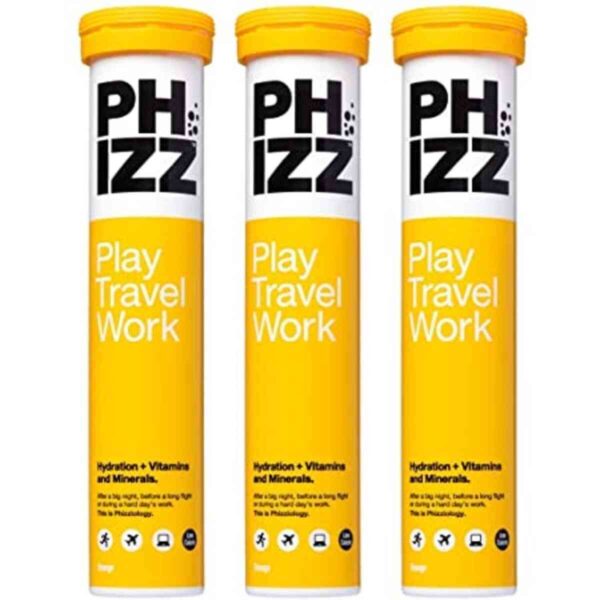 Phizz Electrolyte Multivitamin Rehydration Tablet Orange, 20 Tablets