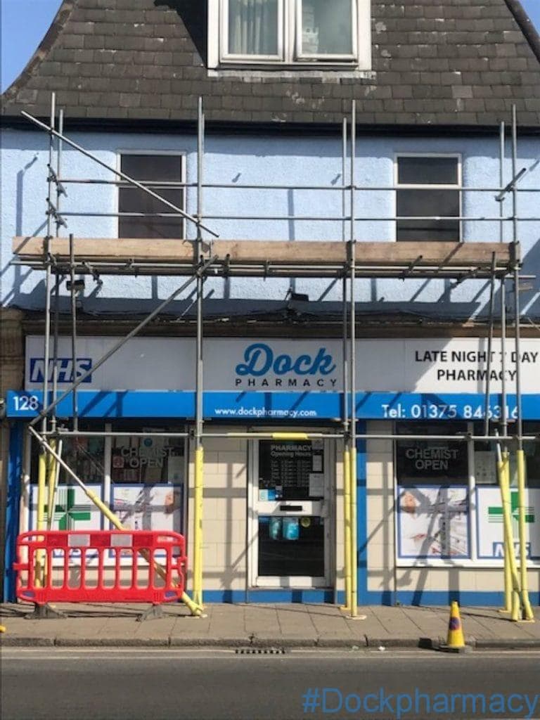 Notice to our customers Renovation work in progress