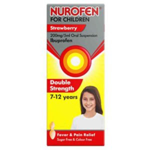 Nurofen For Children 7-12 Years Strawberry, 100ml