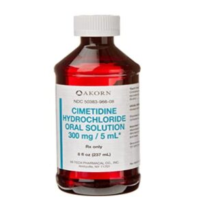 Cimetidine Oral Solution Sugar Free 200mg/5ml, 300ml
