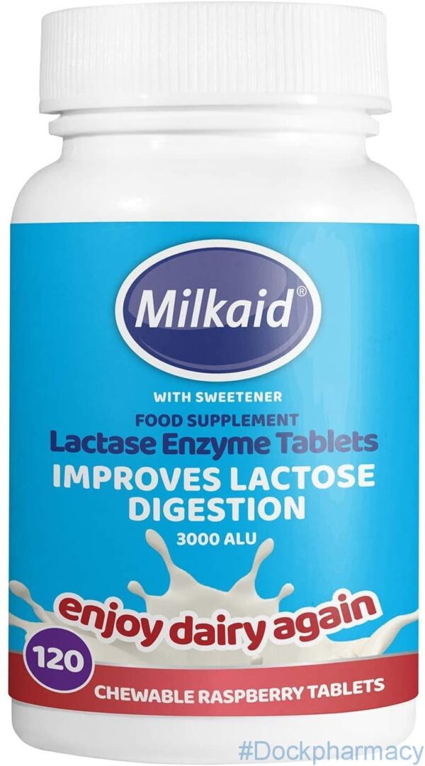 Milkaid Lactase Enzyme Tablets