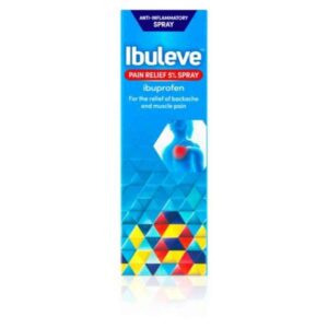 Ibuleve Pain Relief Spray - Ibuprofen 5% Spray, 35ml