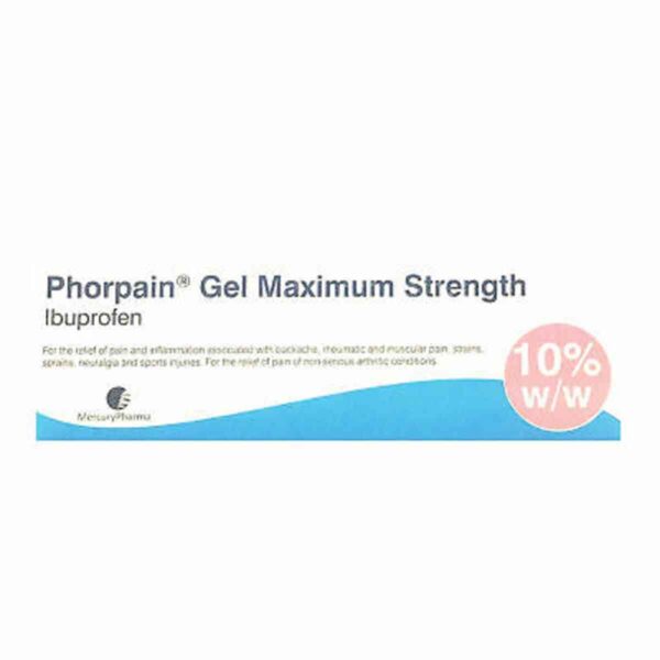 Phorpain Gel Maximum Strength 10%, 100g