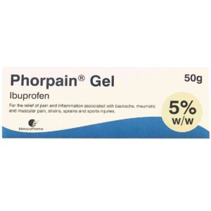Phorpain Gel - Ibuprofen 5% Gel, 50g