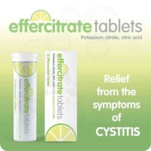 Effercitrate Tablets Cystitis Relief,12 Tablets