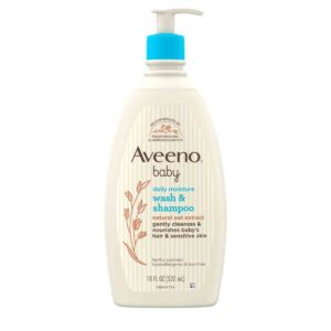 Aveeno Baby Wash & Shampoo For Hair & Body, 236ml