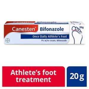 Canesten Bifonazole Once Daily Athlete’s Foot Cream, 20g