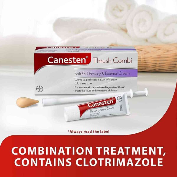 Canesten Thrush Combi Soft Gel Pessary & External Cream