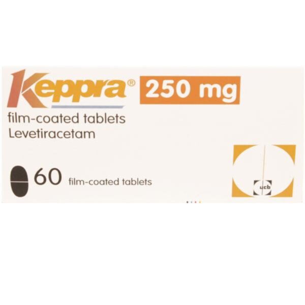 Keppra 500mg Tablets - Levetiracetam 250mg, 60 Tablets
