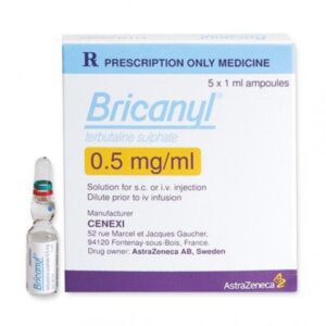 Bricanyl Ampoules - Terbutaline solution for injection Ampoules 0.5mg/1ml