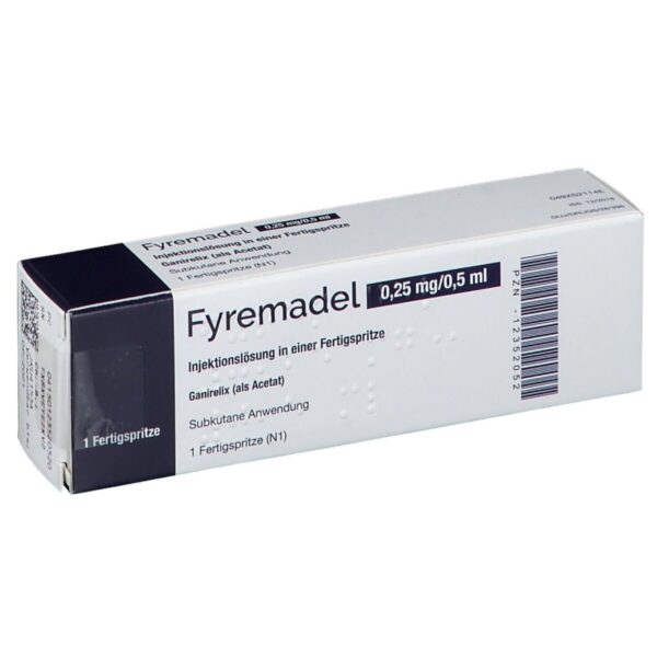 Fyremadel 250mcg Injection - Ganirelix, 1 Injection