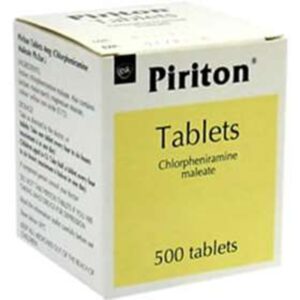 Piriton Tablets, 500 tablets