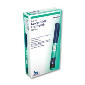 Levemir FlexPen - Insulin Detemir Pre-filled Pen, 5 x 3ml