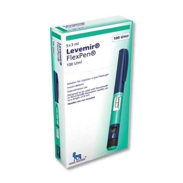 Levemir FlexPen - Insulin Detemir Pre-filled Pen, 5 x 3ml