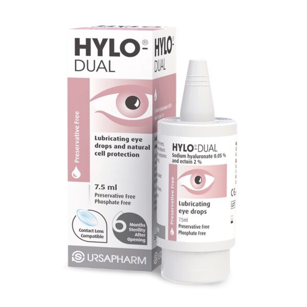 Hylo-Dual Eye Drops - Lubricating And Allergy Relief, 10ml