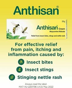 Anthisan cream and Anthisan Bite and sting cream