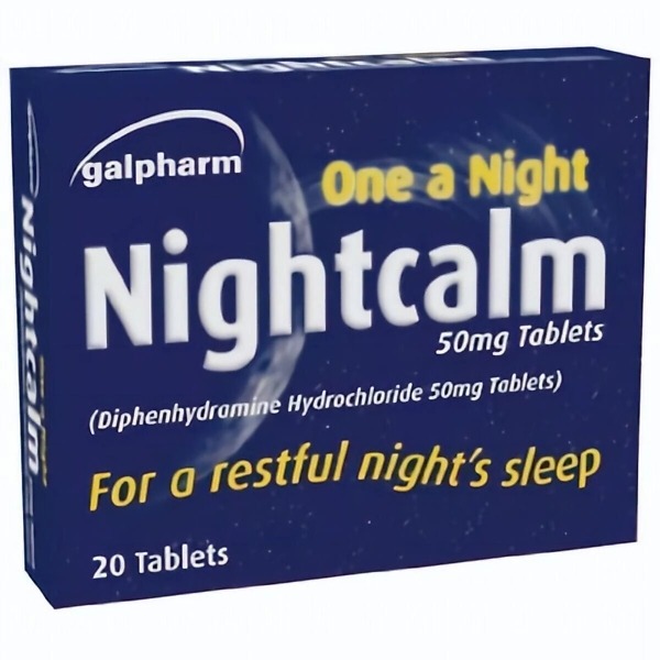 Galpharm One a Night Sleep Aid Tablets – 20 Tablets pack containing 50mg diphenhydramine per tablet, non-prescription sleep aid for short-term insomnia and occasional sleeplessness